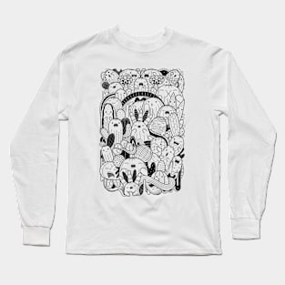 Cactus-Doodle Long Sleeve T-Shirt